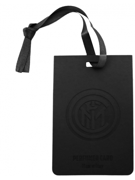 Profumo auto tavoletta nera in blister INTER